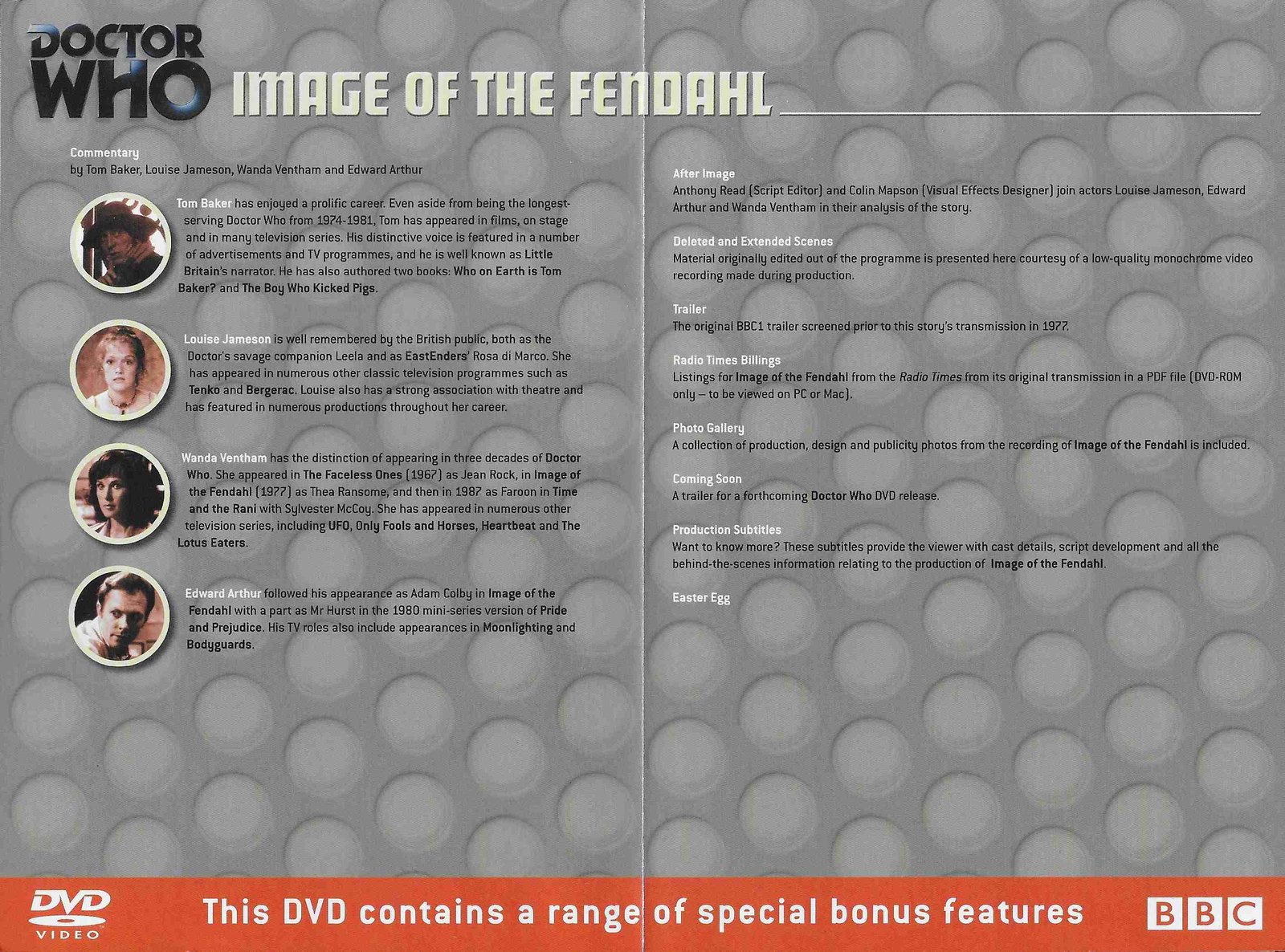 Inserts from BBCDVD 1820
